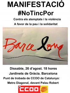 26 d´agost MANIFESTACIÓ #NoTincPor
